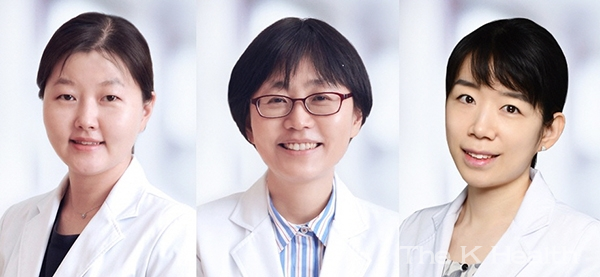 (왼쪽부터) 조선욱, 박영주, 송영신 교수.